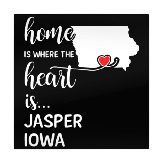 Jasper County Iowa Is Where My Heart Is Gift Mahjong Mats