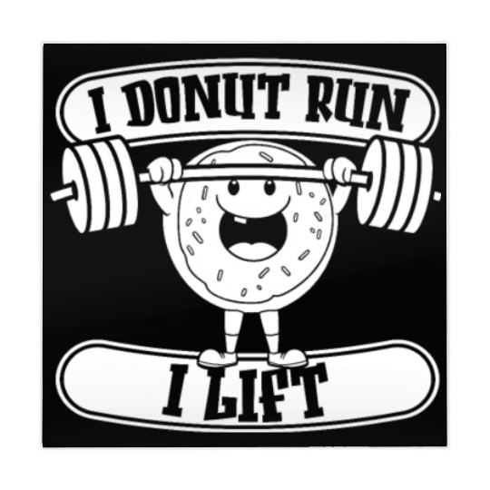 Fitness Donut Funny Donut Gym Mahjong Mats