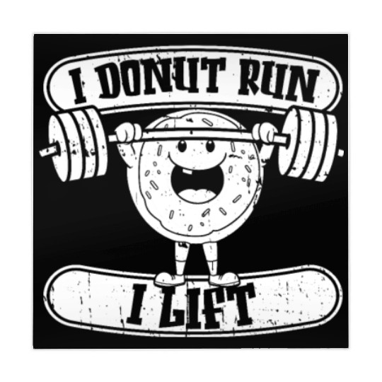 Fitness Donut Funny Donut Gym Mahjong Mats