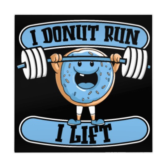 Fitness Donut Funny Donut Gym Mahjong Mats
