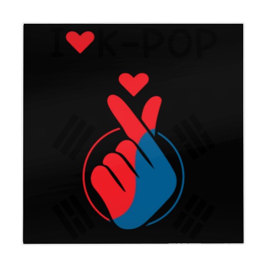 I Love K-Pop Repeat Korean Music K-Pop Mahjong Mats