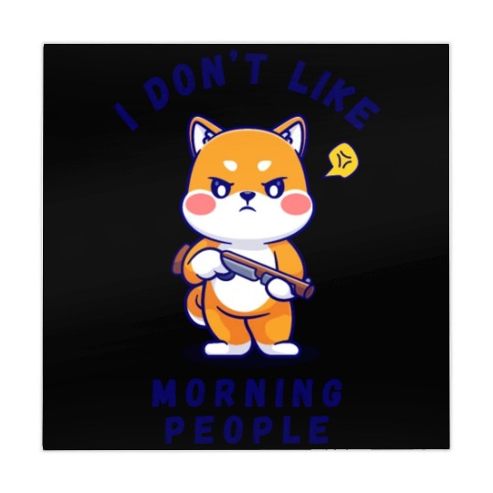 i don’t like morning people grumpy cat Mahjong Mats