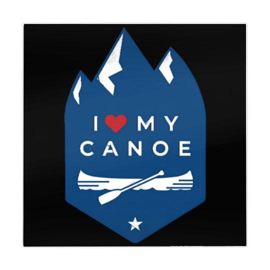 I Love My Canoe Mahjong Mats