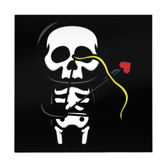 Funny skull cupid halloween costume Mahjong Mats