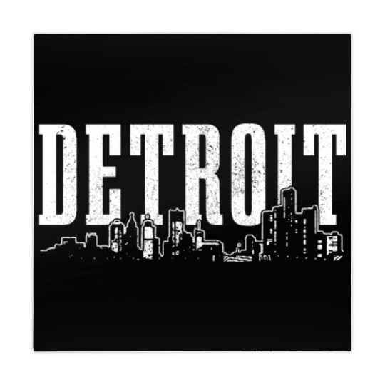 Detroit Michigan Motor City USA Mahjong Mats