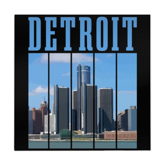 Detroit Michigan Motor City USA Mahjong Mats