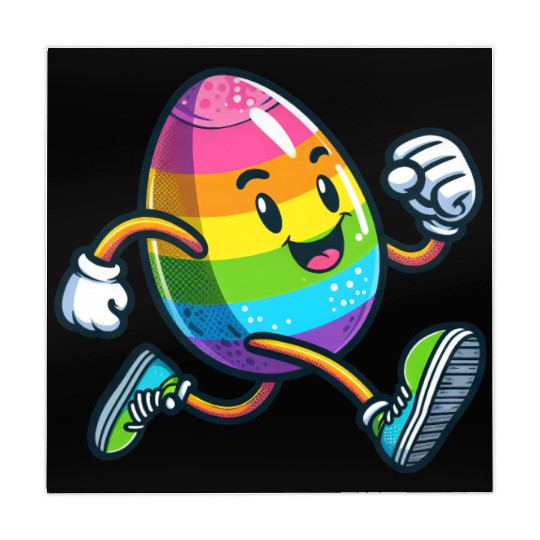 Easter Egg Marathon Jogging Running Fitness Mahjong Mats