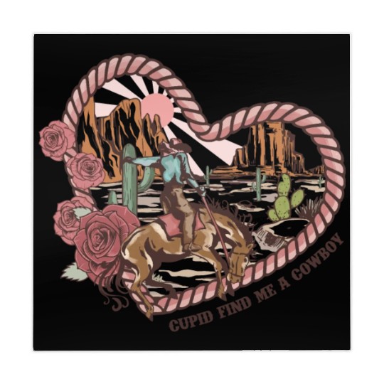 Cupid Find Me A Cowboy Mahjong Mats