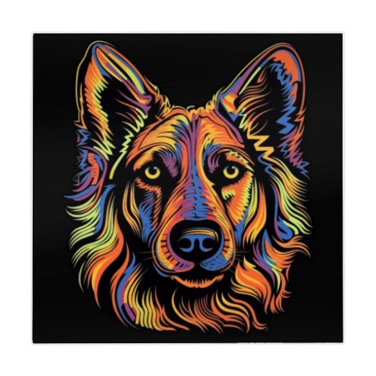 German Shepherd Funny Dog Halloween Costume Trick Mahjong Mats