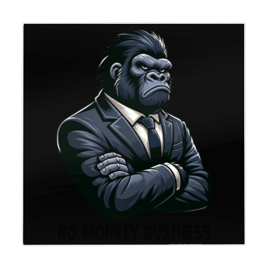 No monkey Business - Gorilla Mahjong Mats