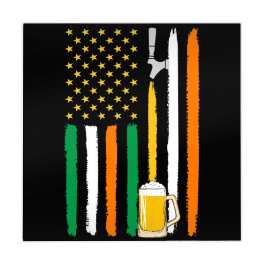 American Irish Flag Beer Mahjong Mats