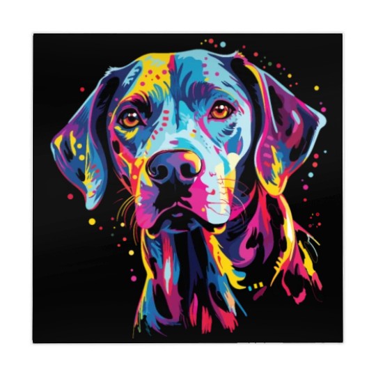 Watercolor Colorful Dalmatian Mahjong Mats