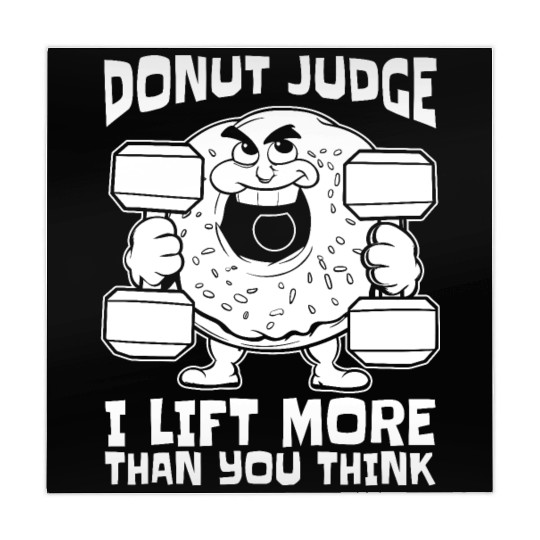 Fitness Donut Funny Donut Gym Mahjong Mats