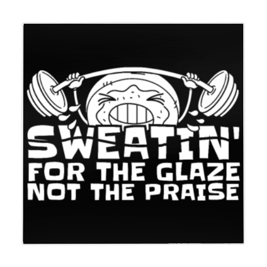 Fitness Donut Funny Donut Gym Mahjong Mats