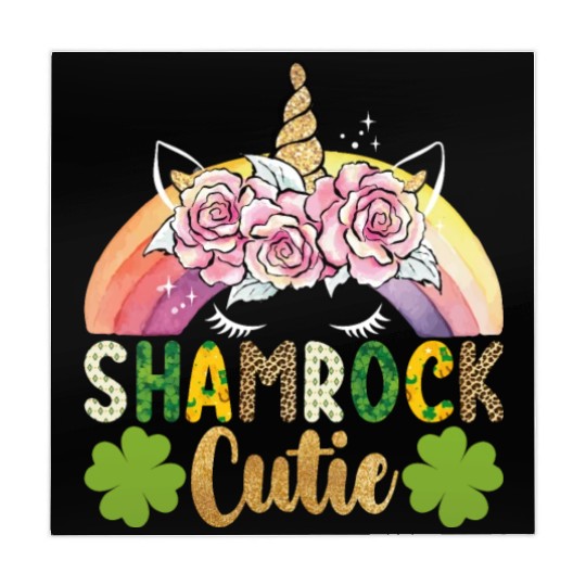 Shamrock Cutie Unicorn Rainbow St Patricks Day Mahjong Mats