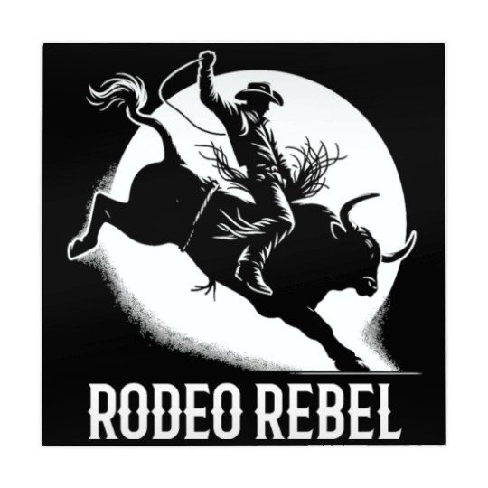 Rodeo Bull Riding Livestock Show Farmer Cattle Mahjong Mats