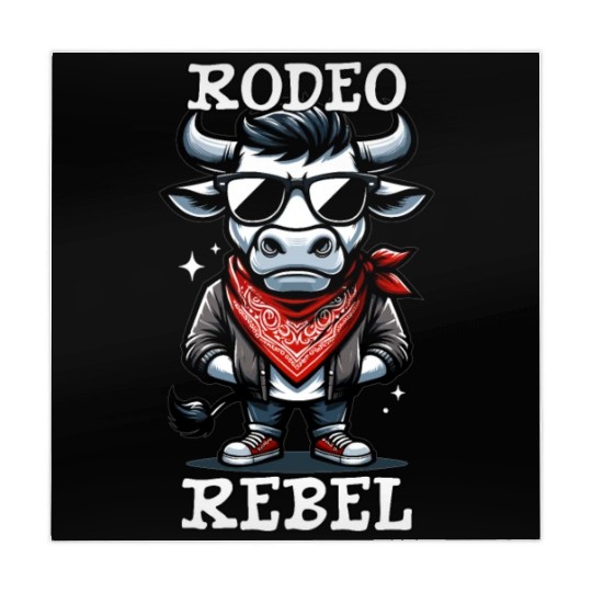 Rodeo Bull Riding Livestock Show Farmer Cattle Mahjong Mats