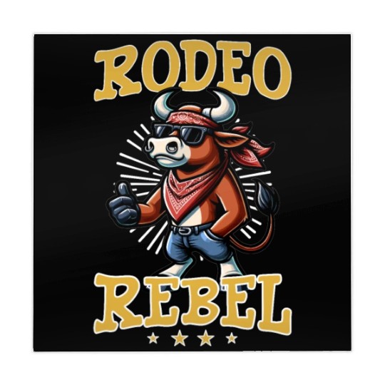 Rodeo Bull Riding Livestock Show Farmer Cattle Mahjong Mats