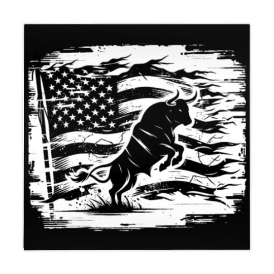 Rodeo Bull Riding Livestock Show Farmer Cattle Mahjong Mats