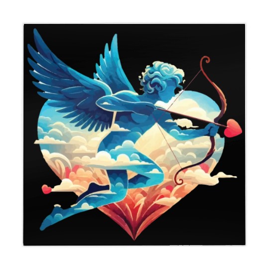 Valentine's Day - Cupid with a bow, heart, love Mahjong Mats