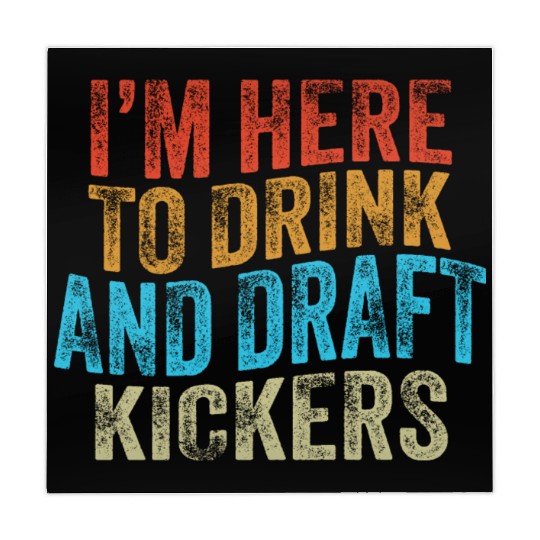Fantasy Football Party Drink Draft Kickers Mahjong Mats