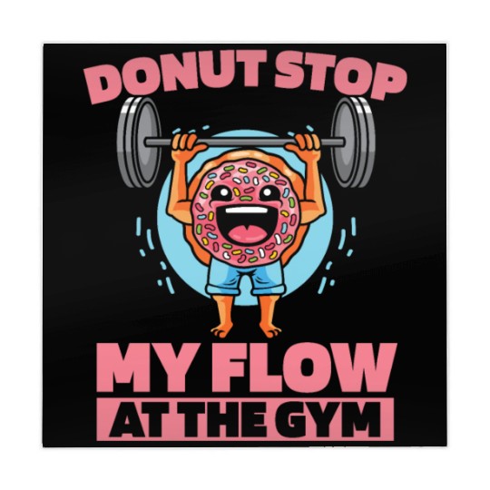 Fitness Donut Funny Donut Gym Mahjong Mats