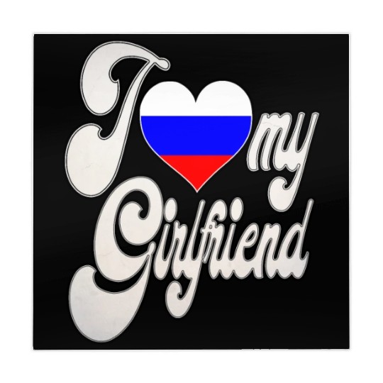 RussiaI Love My Russian Girlfriend Mahjong Mats