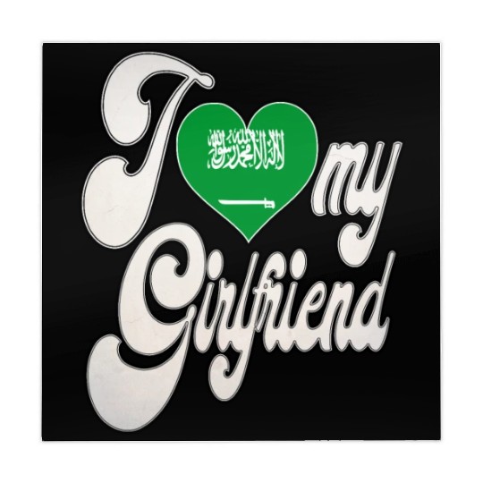 SaudiArabiaI Love My Saudi Girlfriend Mahjong Mats