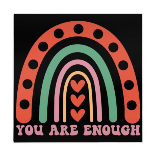 "You are enough" - Positive mindset message Mahjong Mats