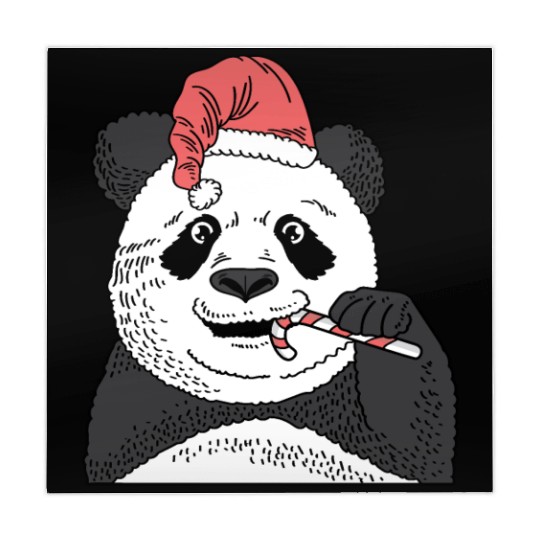 Panda Candy Cane Pastry Maker Gift Mahjong Mats