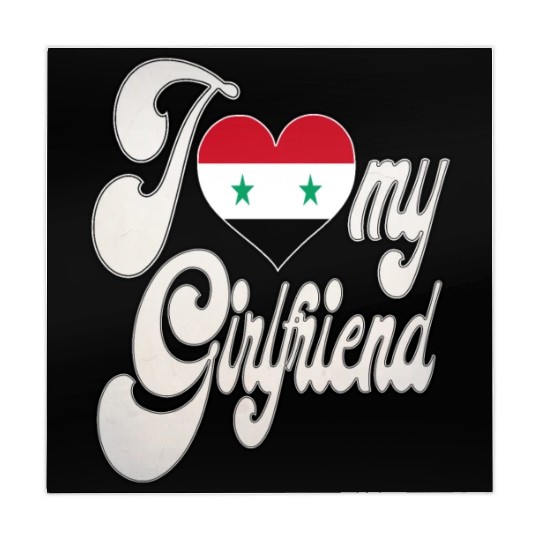 SyriaI Love My Syrian Girlfriend Mahjong Mats