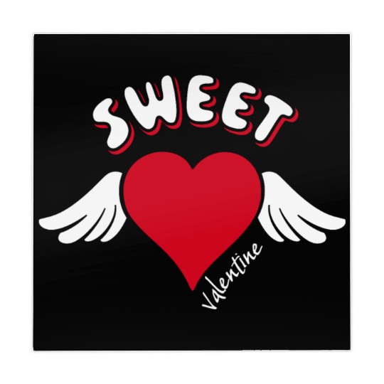 Sweet Valentine Valentine's Day Heart Cupid Wings Mahjong Mats