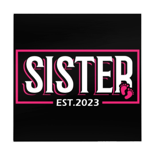 Sister Est 2023 Baby Birth Babysitting Babysitter Mahjong Mats
