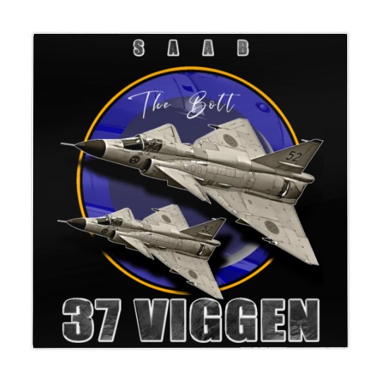 Saab 37 Viggen Swedish Multi Combat Aircraft Mahjong Mats