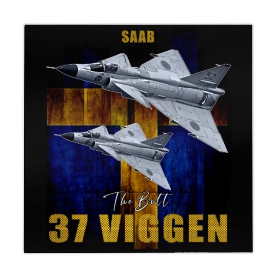 Saab 37 Viggen Swedish Multi Combat Aircraft Mahjong Mats