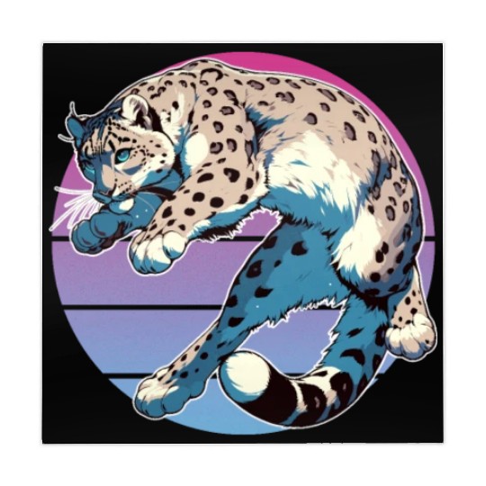 Snow Leopard Leopard White Leopard Mahjong Mats