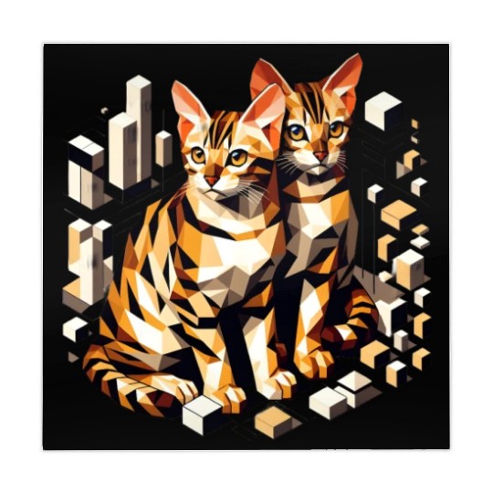 Bengal Kittens Cute Kittys Mahjong Mats