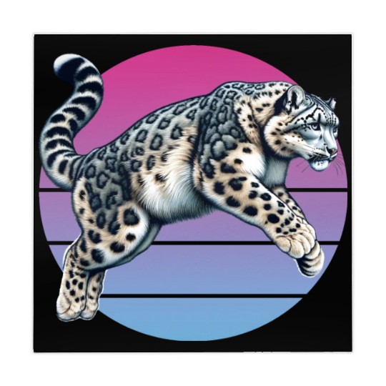 Snow Leopard Leopard White Leopard Mahjong Mats