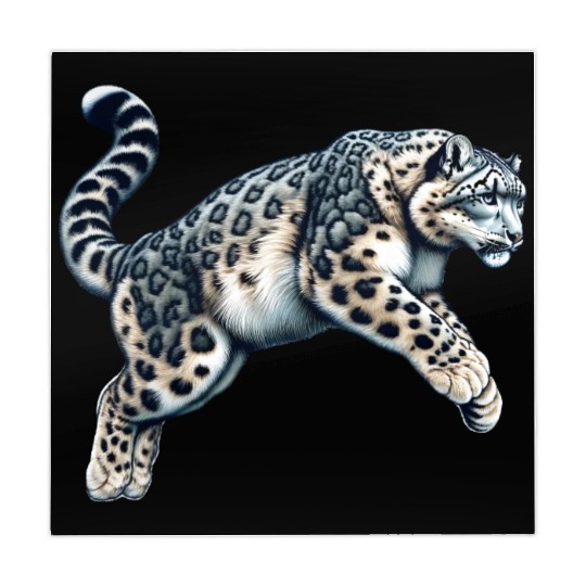Snow Leopard Leopard White Leopard Mahjong Mats