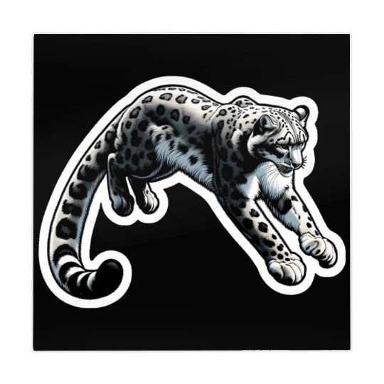 Snow Leopard Leopard White Leopard Mahjong Mats