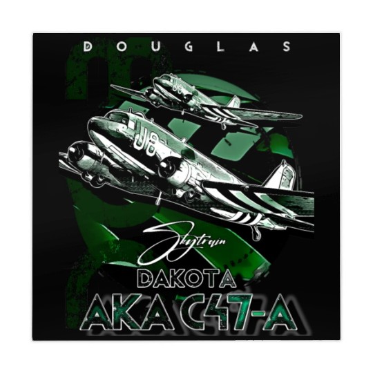 Douglas AKA C-47 Dakota Skytrain Military Version Mahjong Mats