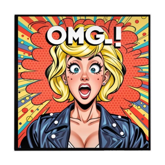 OMG Funny comics Mahjong Mats