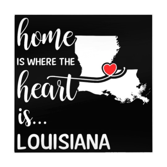 Louisiana Home Is Where Heart Is Cool Gift Mahjong Mats