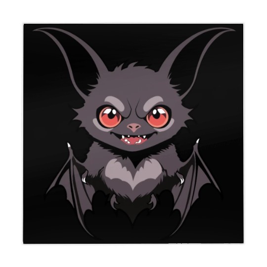 Unique Bat Illustration Mahjong Mats