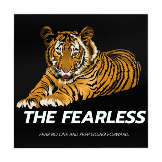 Be fearless Lion Style Logo powerful Mahjong Mats