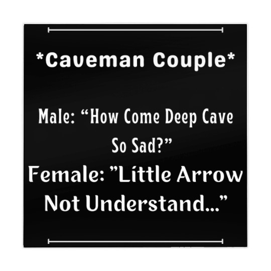 Caveman Couple Mahjong Mats