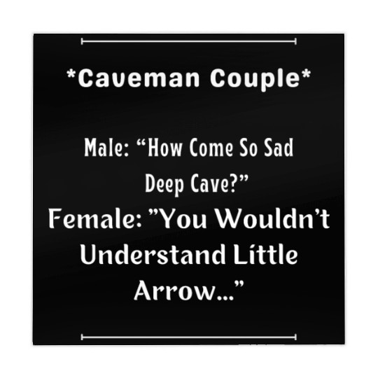 Caveman Couple Mahjong Mats