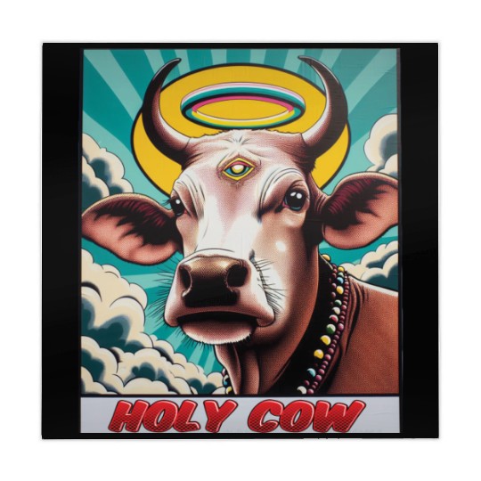 Holy Cow Humor Funny Comics Mahjong Mats