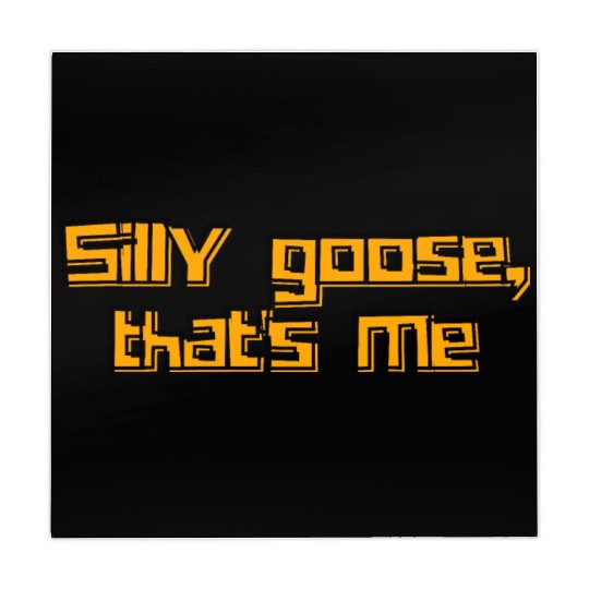 Silly Goose That's Me Funny Whimsical Design Mahjong Mats