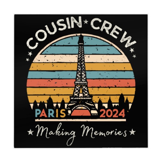 Cousin Crew Paris France Making Memories 2024 Mahjong Mats